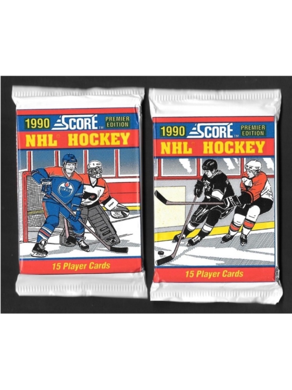 2 PACKS Score 1990/91 Premier Edition Hockey Cards Brodeur Jagr Lindros Rookie?